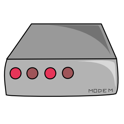Download free internet modem data processing icon